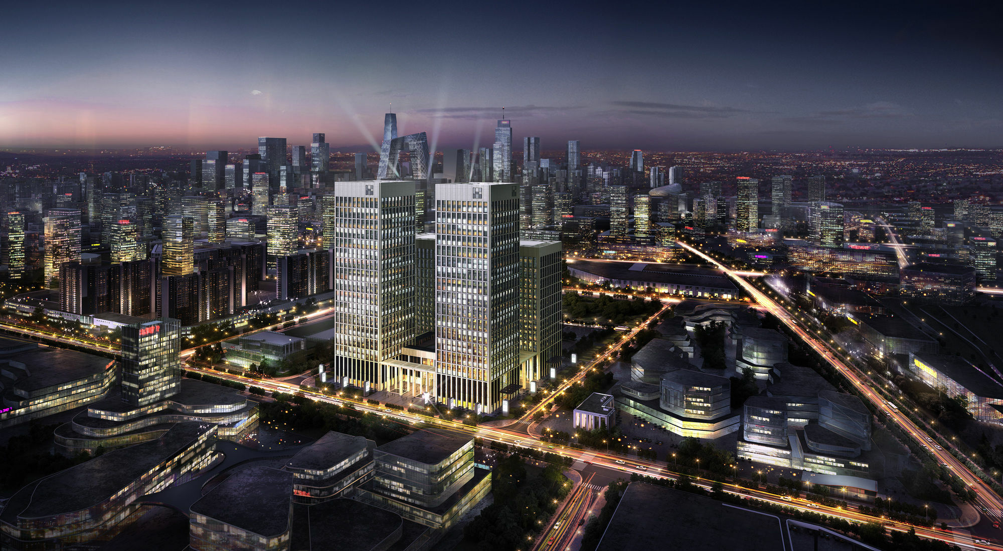 الشقق الفندقية بكين أوكوود ريزيدنس داميي المظهر الخارجي الصورة